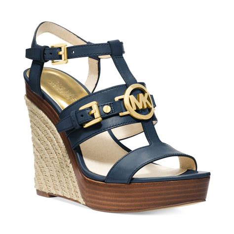 michael kors navy heels|Michael Kors heels on sale.